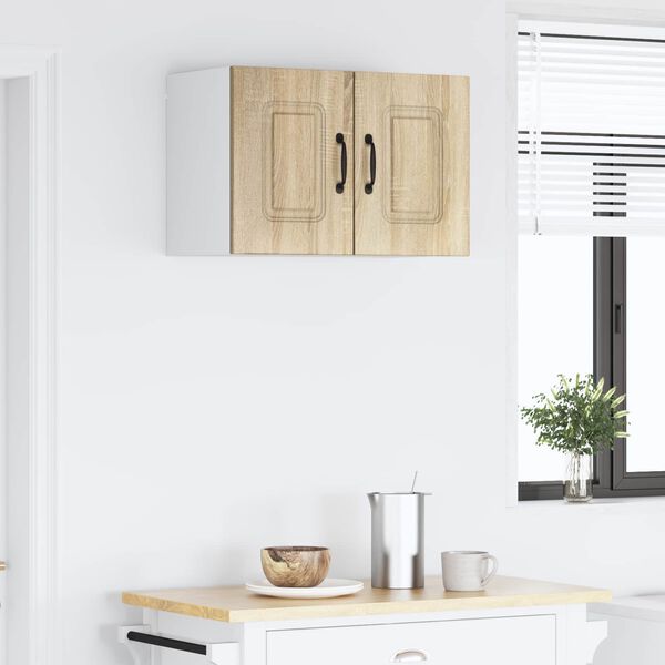 vidaXL Keitti&ouml;kaappi Kalmar Sonoman tammi 60 x 31 x 40 cm Tekninen puu