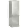 vidaXL Kasviteline 2 pcs Hopea 24 x 24 x 75 cm Ruostumaton teräs