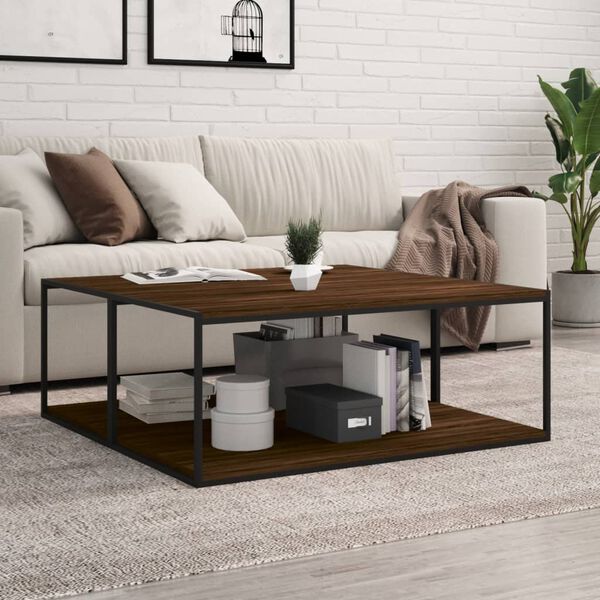 vidaXL Seinähyllyt 4 kpl ruskea tammi 100x50x1,5 cm tekninen puu