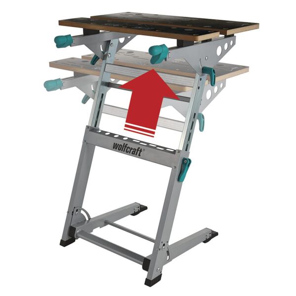 wolfcraft Työtaso ruuvipuristimella Master 700 6908000