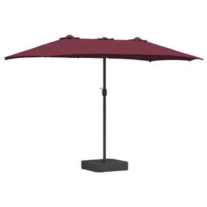 vidaXL Puutarhavarjo Bordeaux punainen 385 x 209 x 244 cm