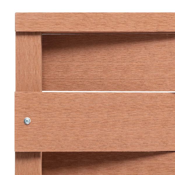 vidaXL Aitapaneeli WPC 170x180 cm ruskea