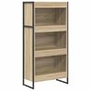 vidaXL Kirjahylly 60 x 30 x 121 cm Tekninen puu Sonoma