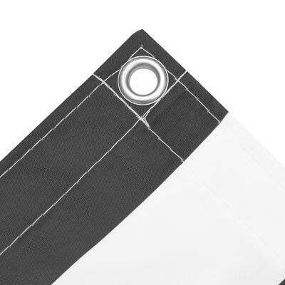 vidaXL Parvekkeen suoja antrasiitti/valkoinen 75x300 cm Oxford kangas