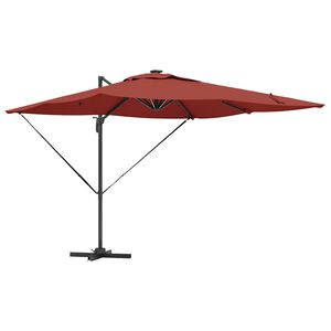 vidaXL Aurinkovarjo LED -nauhavalot Terrakotta 286 x 284 x 270 cm