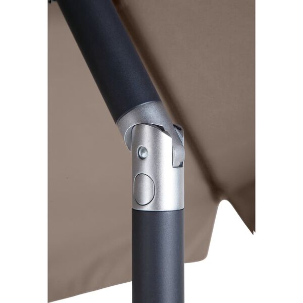 Madison Puutarha-aurinkovarjo Tenerife 300 cm py&ouml;re&auml; taupe
