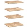 vidaXL Kelluvat hyllyt 4 kpl 40x30x2 cm k&auml;sittelem&auml;t&ouml;n massiivipuu akaasia