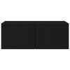 vidaXL TV-sein&auml;kaappi Musta 78,5 x 31 x 29,5 cm Tekninen puu