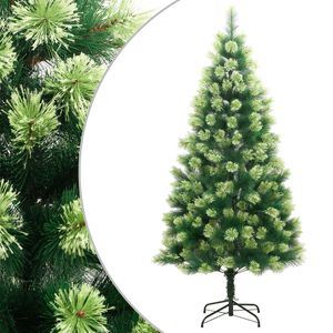 vidaXL Tekojoulukuusi saranoilla ja jalustalla 210 cm