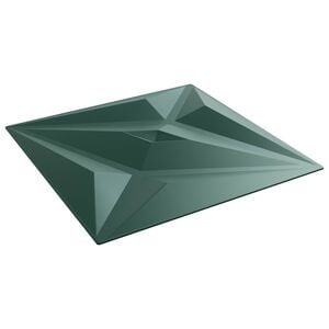 vidaXL Sein&auml;paneelit 24 kpl 50 x 50 cm T&auml;htivihre&auml; XPS Vaahdon