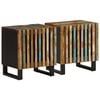 vidaXL Y&ouml;p&ouml;yd&auml;t 2 kpl 40x34x46 cm kierr&auml;tetty t&auml;yspuu
