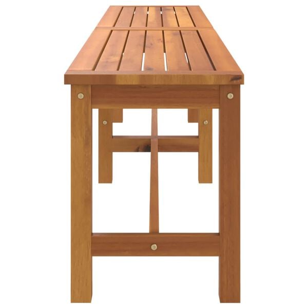 vidaXL Puutarhapenkki 180x35x45 cm t&auml;ysi akasiapuu