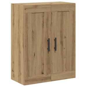 vidaXL Sein&auml;kiinnitett&auml;v&auml; kaappi tammi 69,5x34x90 cm tekninen puu