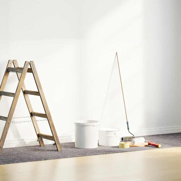 vidaXL Liukumaton maalarin fleece 25 m 220 g/m&sup2; harmaa