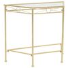 vidaXL Sivup&ouml;yt&auml; vintagetyyli metalli 87x34x73 cm kulta