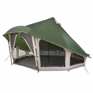 vidaXL Tipi-teltta katolla Vihre&auml; 508 x 470 x 300 cm taffeta