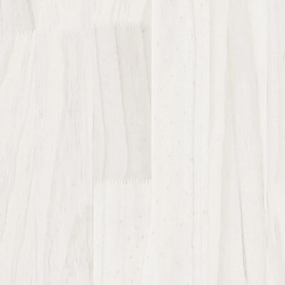 vidaXL Kirjahylly/tilanjakaja valkoinen 80x35x135 cm täysi mänty