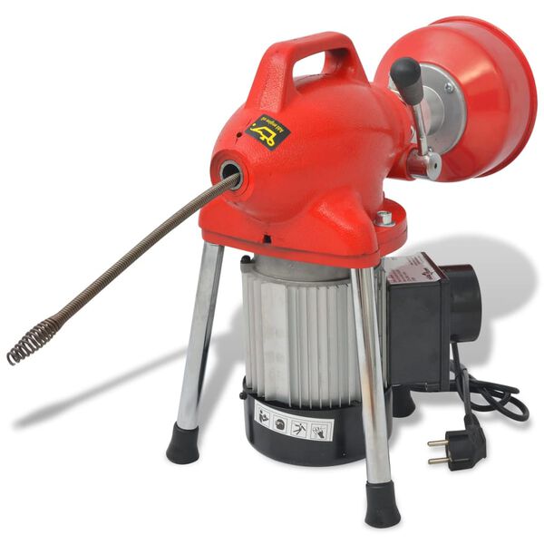 vidaXL Putkien puhdistustyökalu 250 W 12,5 m x 16 mm, 4,5 m x 9,5 mm