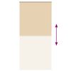 vidaXL Rullaverho Blackout Beige 95x210 cm Kankaan leveys 90,7 cm