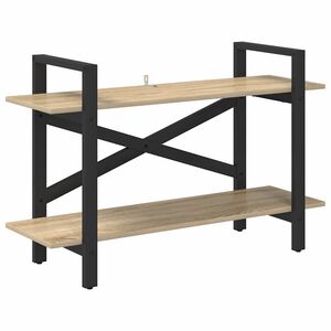vidaXL Kirjahylly 2 tasoa 100 x 33,5 x 64 cm Tekninen puu