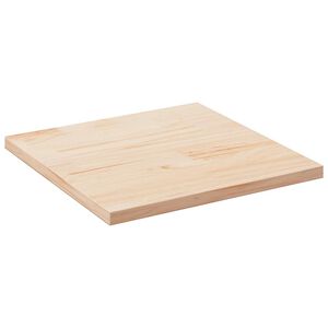 vidaXL P&ouml;yt&auml;levy 80x80x2,5 cm T&auml;yspuu M&auml;nty Neli&ouml;nmuotoinen