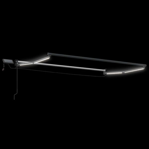 vidaXL K&auml;sik&auml;ytt&ouml;inen vet&auml;ytyv&auml; markiisi LED-valoilla 3 x 2 m