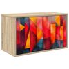 vidaXL Sein&auml;lle kiinnitett&auml;v&auml; TV-kaapisto HEESCH 69 x 33 x 40 cm