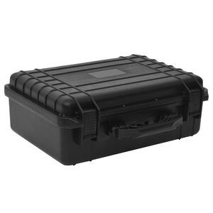 vidaXL Lentolaukku musta 47x36x18 cm PP