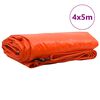 vidaXL Pressu 650g / m² Oranssi 4 x 5 m Kangas PVC-pinnoitteella