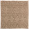 vidaXL Sis&auml;- ja ulkorug AGIRA Luonnollinen 120 x 120 cm Polyesteri