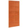 vidaXL Ladon Ovi Vahanruskea 100 x 208 cm T&auml;ysi m&auml;nty