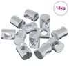 vidaXL Huonekalun barrel-pultti 3462 pcs Sinkitty M6 x 13 mm Rauta