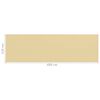vidaXL Parvekkeen suoja beige 120x400 cm HDPE