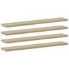 vidaXL Kirjahyllytasot 8 kpl Sonoma-tammi 60x10x1,5 cm lastulevy