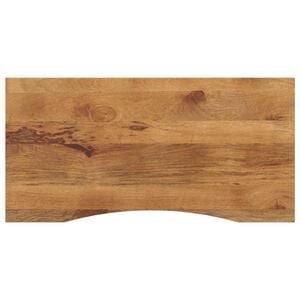 vidaXL P&ouml;yt&auml;levy kaarella 120x50x2,5 cm t&auml;ysi karkea mangopuu