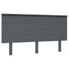 vidaXL S&auml;ngynp&auml;&auml;ty harmaa 144x6x82,5 cm t&auml;ysi m&auml;nty