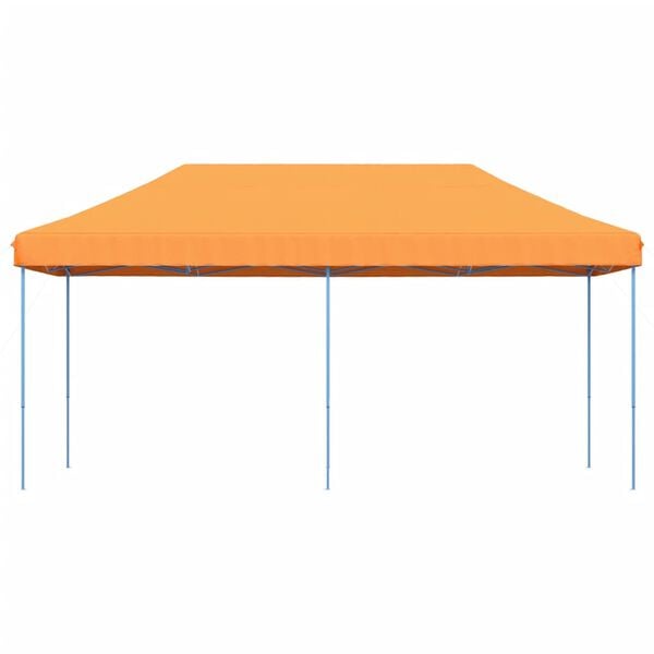 vidaXL Taitettava pop-up juhlateltta oranssi 580x292x315 cm