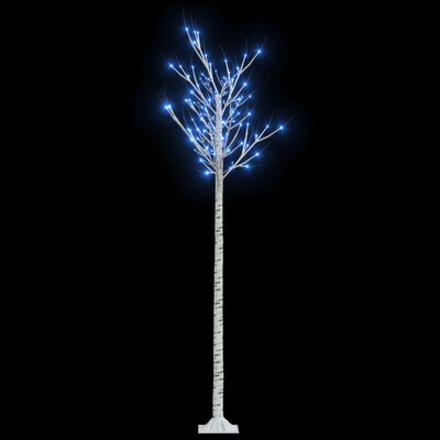 vidaXL Joulukuusi 200 LED 2,2 m sininen paju ulos/sisälle