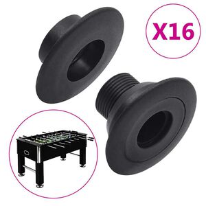 vidaXL P&ouml;yt&auml;jalkapallon laakerit 15,9 mm tankoon 16 kpl