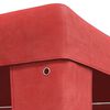 vidaXL Juhlateltta Punainen 600 x 300 x 255 cm PE ja ter&auml;s