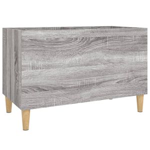 vidaXL LP-levyjen s&auml;ilytyskaappi harmaa Sonoma 74,5x38x48 cm puu