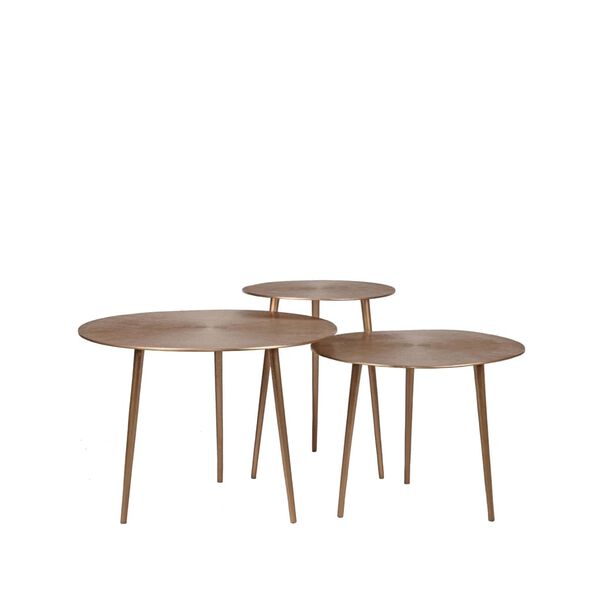 LABEL51 3-osainen Sohvap&ouml;yt&auml;sarja Nobby antiikkikulta