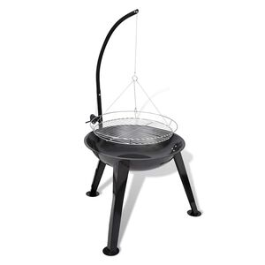 BBQ Hiiligrilli roikkuvalla ritil&auml;ll&auml;