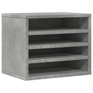 vidaXL P&ouml;yd&auml;n j&auml;rjest&auml;j&auml; betoninharmaa 36x26x29,5 cm tekninen puu