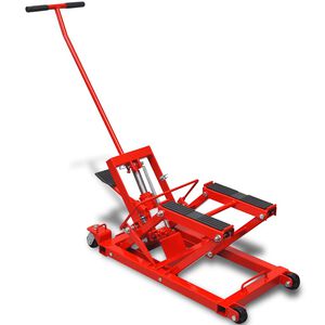 Hydraulinen Moottoripy&ouml;r&auml;/ATV Tunkki 680 kg Punainen