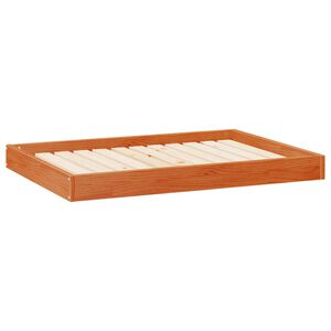 vidaXL Koiran Peti Vaha ruskea 101,5 x 74 x 9 cm Massiivinen m&auml;nty