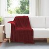vidaXL Heittop&auml;&auml;llys 6 pcs Bordeaux punainen 130 x 150 cm Fleese