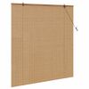vidaXL Rullaverho verhoilla Ruskea 140 x 160 cm Bambu