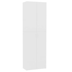 vidaXL Toimistokaappi valkoinen 60x32x190 cm tekninen puu