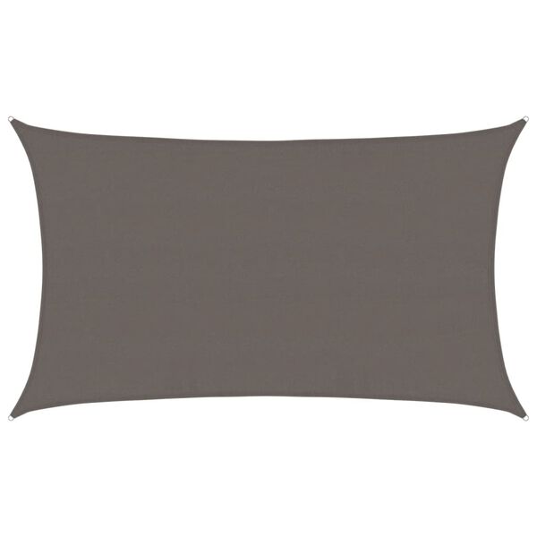 vidaXL Aurinkopurje 160 g/m&sup2; antrasiitti 5x8 m HDPE